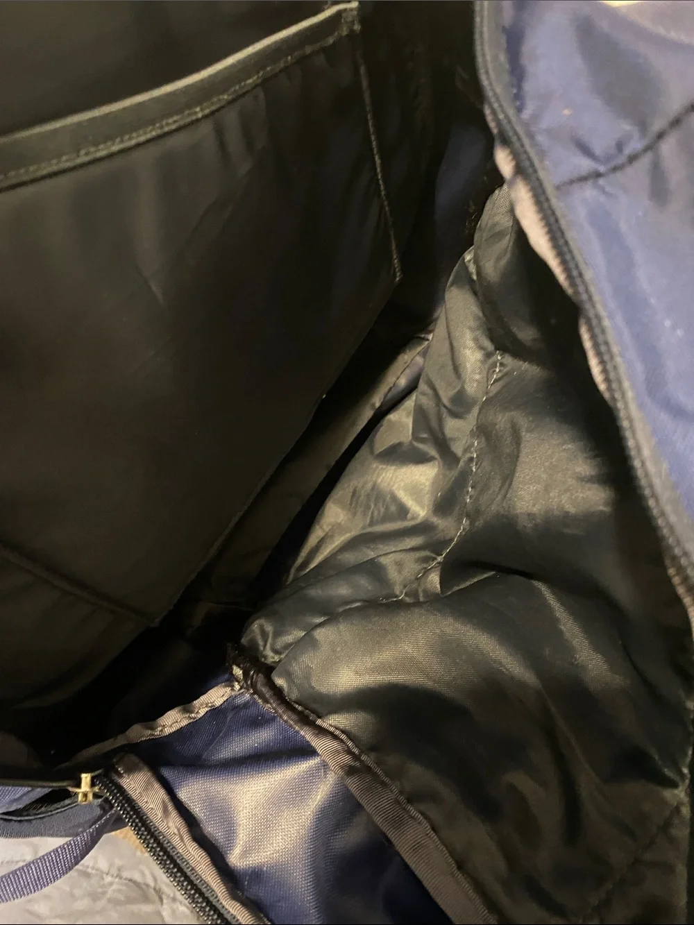 Patagonia Deep Blue Bungee Front Daypack, looks new inside,  see pictures